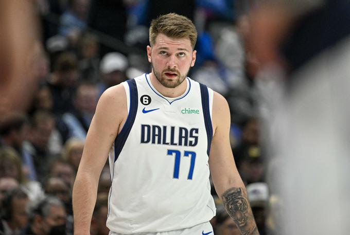 Luka Dončić je v četrtek že sodeloval na treningu, a še ni nared za nastop na tekmi lige NBA. | Foto: Reuters