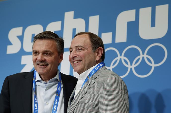 Rene Fasel Gary Bettman | Foto Reuters