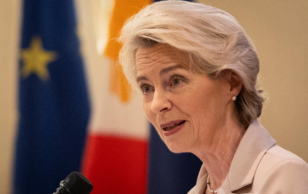 Ursula von der Leyen | Kot je opozorila von der Leynova, ta tema ostaja, napovedala je tudi nov predlog, ki bo po njenih besedah veliko bolj zrel in pripravljen na podlagi širšega dialoga. | Foto Reuters