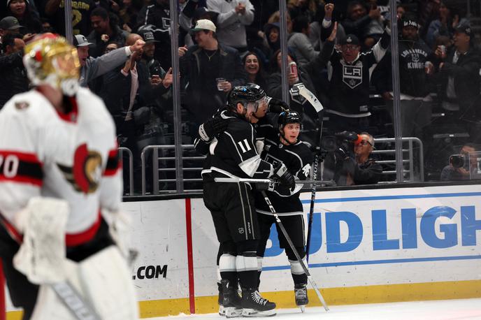 Anže Kopitar Los Angeles Kings Ottawa Senators | Kralji so v podaljšku premagali Ottawo. | Foto Reuters