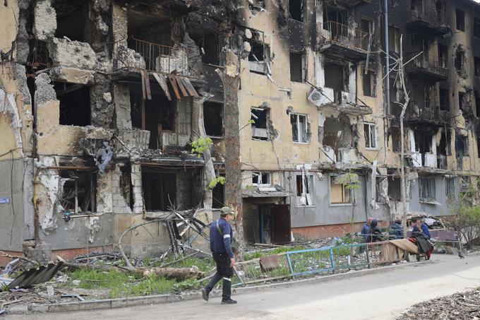 Mesto Mariupol je bilo ena prvih tarč v ruskem napadu na Ukrajino pred dvema letoma in je bilo praktično zravnano z zemljo. | Foto: Guliverimage