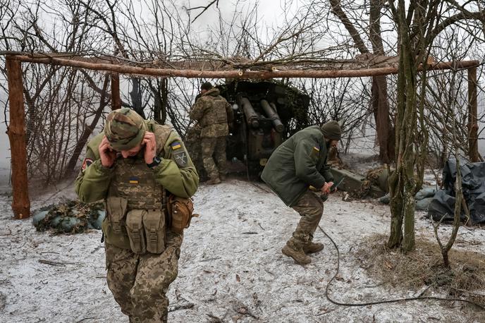 Ukrajinski vojaki na frontni črti | Foto Reuters