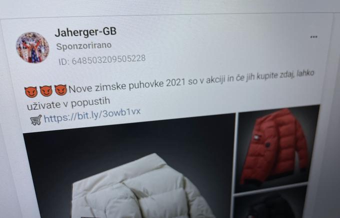 Lažne spletne trgovine stranke, v resnici žrtve, zelo pogosto pridobivajo prek oglasov na družbenem omrežju Facebook. Omogočajo jim namreč metanje zelo široke mreže, saj lahko merijo tako rekoč na vse uporabnike, ki so doma v Sloveniji ali na katerem koli drugem geografskem območju. | Foto: Matic Tomšič