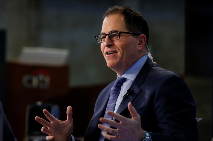 Podjetje Dell je leta 1984 ustanovil danes 54-letni Američan Michael Dell, ki je s premoženjem v vrednosti skoraj 37 milijard evrov trenutno 21. najbogatejši človek na svetu. | Foto: Reuters