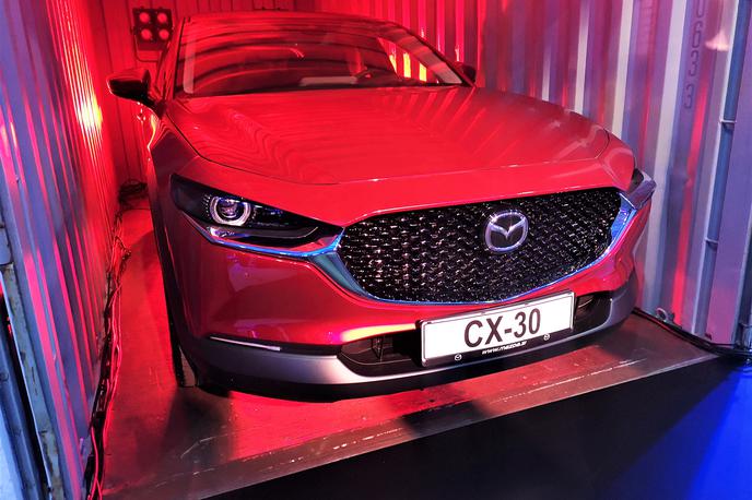 Mazda CX 30 | Mazda CX-30 je bil največji in tudi najdražji finalist izbora Slovenski avto leta. Za renault cliom in opel corso je osvojila končno tretje mesto. | Foto Gregor Pavšič