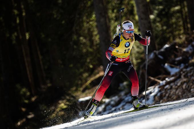 Tiril Eckhoff je grešila na strelišču. | Foto: Peter Podobnik/Sportida