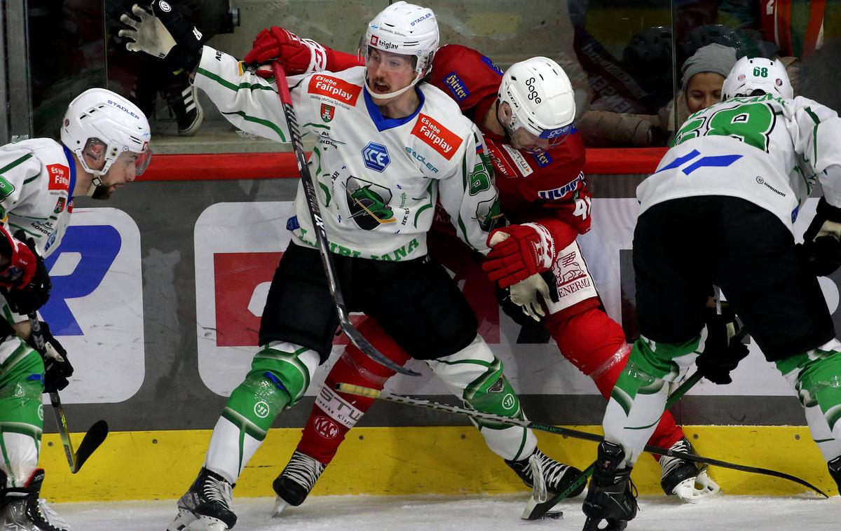 KAC Celovec HK Olimpija | Olimpija je klonila na gostovanju v Celovcu. | Foto EC-KAC/Kuess