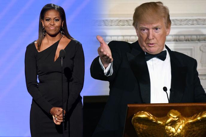 Michelle Obama in Donald Trump | Foto Getty Images