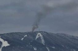 Večji požar na Pohorju, na delu več gasilskih enot #video