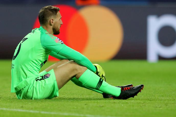 Jan Oblak | Jan Oblak je v sredo doživel najhujši poraz, odkar brani za Atletico. | Foto Guliver/Getty Images