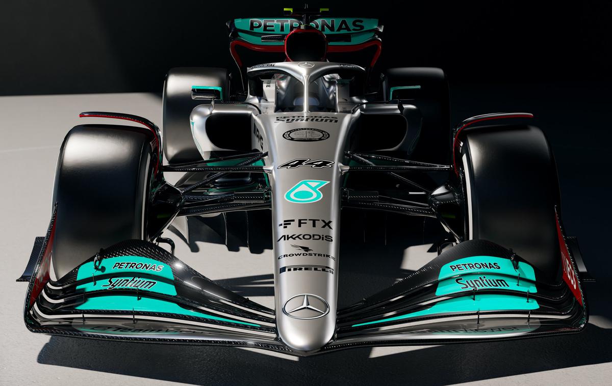 Mercedes 2022 | To je novi Mercedesov dirkalnik W13. | Foto Mercedes-AMG F1