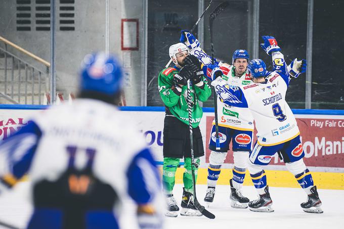 Beljačani so imeli v končani sezoni pester dvoboj z novincem iz Ljubljane Olimpijo, ki so jo po sedmih tekmah izločili v četrtfinalu, sami pa nato obstali v polfinalu lige ICEHL. | Foto: Grega Valančič/Sportida