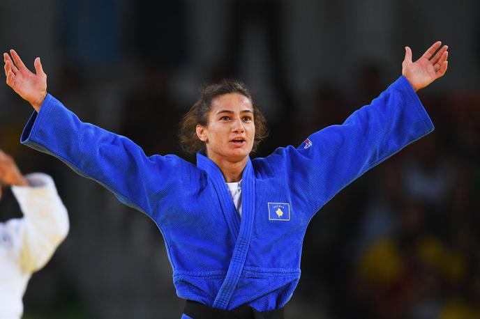 Majlinda Kelmendi | Kosovska judoistka Majlinda Kelmendi je na olimpijskih igrah v Riu osvojila zlato medaljo (2016). | Foto Getty Images