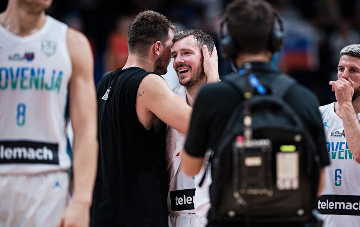 Slovenija : Belgija, slovenska košarkarska reprezentanca, EuroBasket 2022 Luka Dončić Goran Dragić | Bosta Luka Dončić in Goran Dragić prihodnje leto branila barve Slovenije na svetovnem prvenstvu? | Foto FIBA