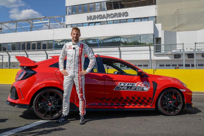 Po štirih rekordnih krogih na drugih evropskih dirkališčih je Hondin izziv končal Jenson Button na Hungaroringu. | Foto: Honda