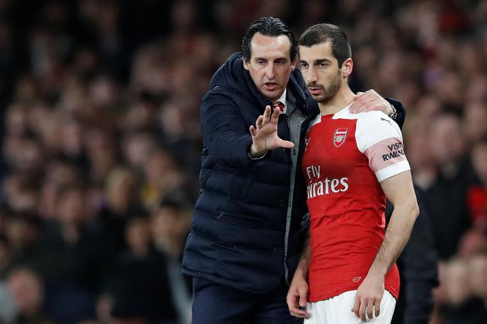 Henrikh Mkhitaryan | Trener Arsenala Unai Emery na tekmi leta iz bizarnih razlogov ne bo mogel računati na Henrikha Mkhitaryana. | Foto Reuters