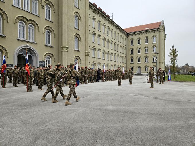 Slovesnost ob preoblikovanju Centra vojaških šol v Poveljstvo za doktrino, razvoj, izobraževanje in usposabljanje | Foto: STA