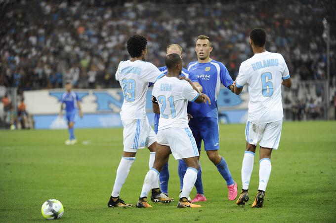 Nikoli ne bo pozabil bučnega ozračja, ki so ga na povratni tekmi play-offa kvalifikacij za ligo Europa na stadionu Velodrome ustvarili navijači Marseilla. Domžale so na tej tekmi izgubile z 0:3 in se poslovile od evropskih sanj. | Foto: Guliverimage/Vladimir Fedorenko