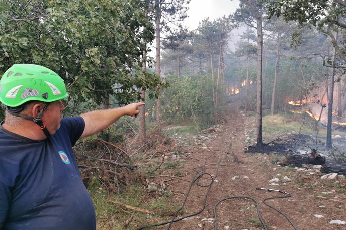 Požar kRas | Foto Civilna zaščita Severne Primorske