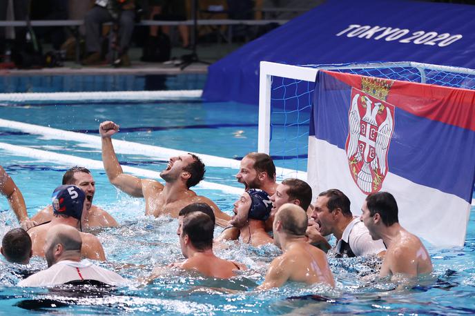 vaterpolo Srbija | Srbski vaterpolisti so z zmago nad Grčijo osvojili še en olimpijski naslov.  | Foto Guliverimage