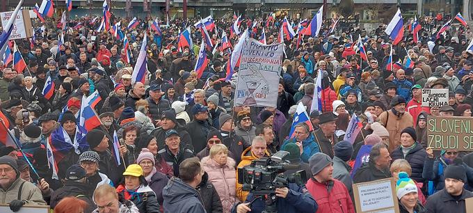 protest, upokojenci, Ljubljana | Foto: Bojan Puhek