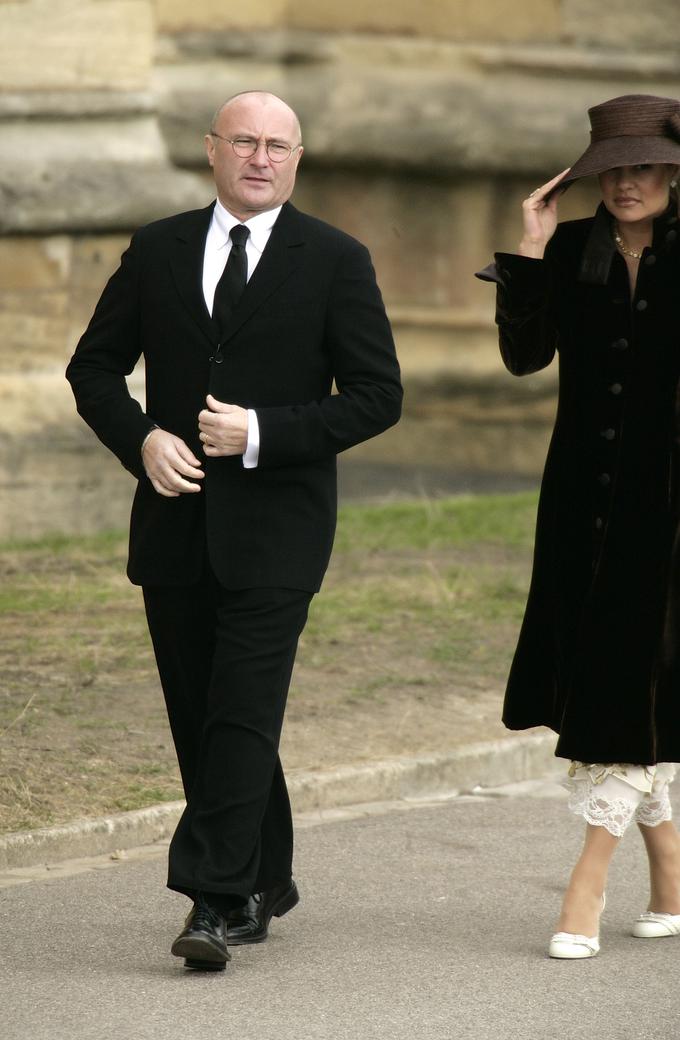 Phil Collins in Orianne Cevey leta 2005, preden sta se prvič razšla. | Foto: Getty Images