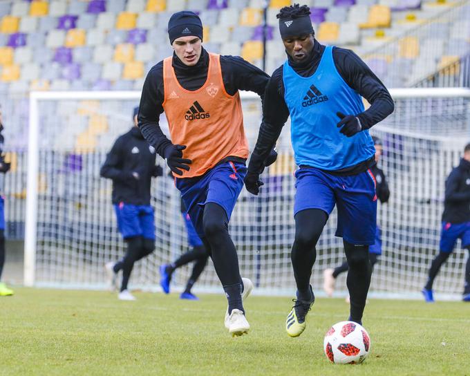 Kassim Doumbia je zapustil Maribor brez nastopa v 1. SNL. | Foto: Twitter/NK Maribor