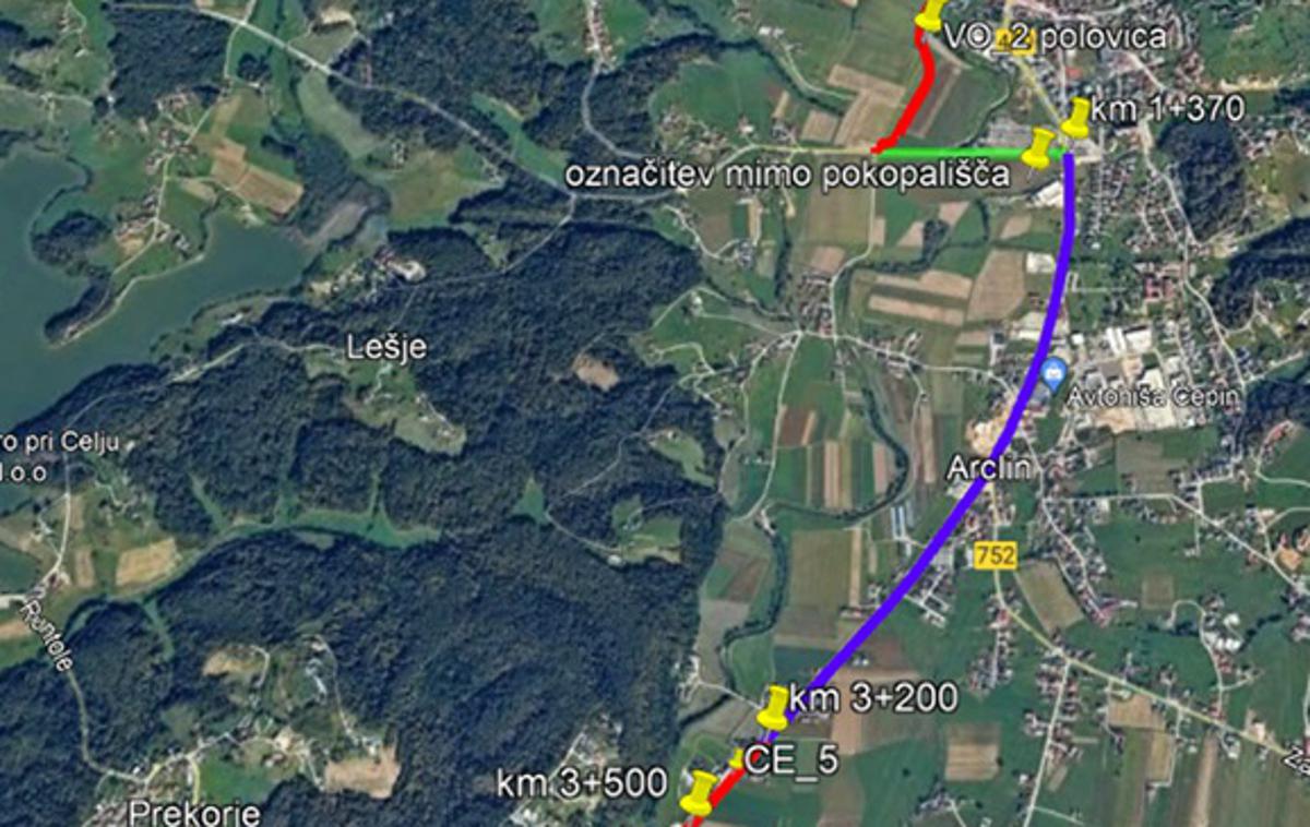 grafika_kolesarska povezava MOC - Občina Vojnik | Gre za projekt direkcije za infrastrukturo (DRSI), ki poteka v sodelovanju z Mestno občino Celje in Občino Vojnik, njegova vrednost pa znaša nekaj več kot 2,3 milijona evrov. | Foto Mestna občina Celje