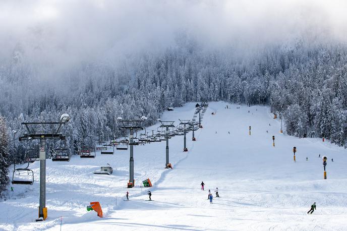 Kranjska Gora smučanje | Udeleženci nordijskega svetovnega prvenstva bodo predvidoma zasedli veliko večino turističnih zmogljivosti na Gorenjskem.  | Foto Matic Klanšek Velej/Sportida