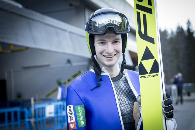 Žiga Jelar, ki bo prvič v novi sezoni skakal v svetovnem pokalu, je bil v kvalifikacijah najboljši Slovenec. | Foto: Ana Kovač