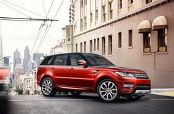 Range rover sport - sedem sedežev in pol tone manjša masa