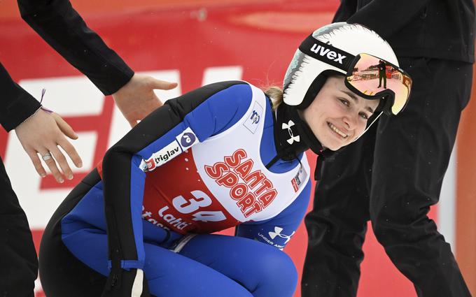 Nika Križnar turnejo začenja na krilih zmage v Lahtiju. | Foto: Guliverimage