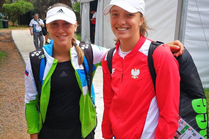 Kaja Juvan MOI Buenos Aires | Kaja Juvan je olimpijska mladinska prvakinja v ženskih dvojicah. | Foto OKS