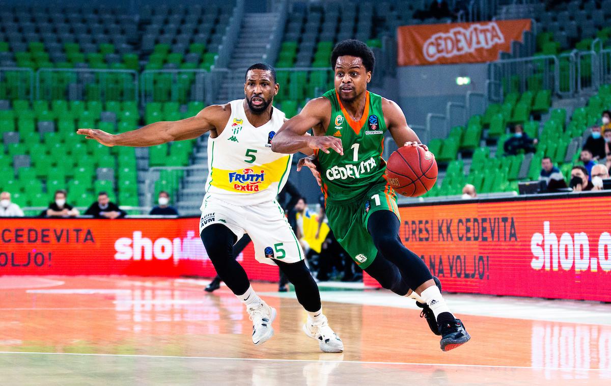 Cedevita Olimpija : Bursaspor, EuroCup, Yogi Ferrell | Olimpija je ugnala Bursaspor. | Foto Luka Vovk/Sportida