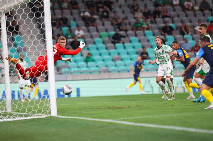 Matevž Vidovšek je prejel šele prvi gol v letošnji ligi. | Foto: www.alesfevzer.com