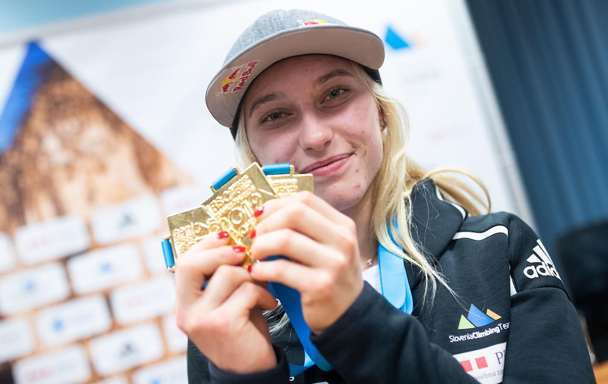 Plezanje Sprejem Ljubljana Janja Garnbert | Janja Garnbret je ena od 24 športnikov, ki že imajo olimpijsko vozovnico. | Foto Grega Valančič/Sportida