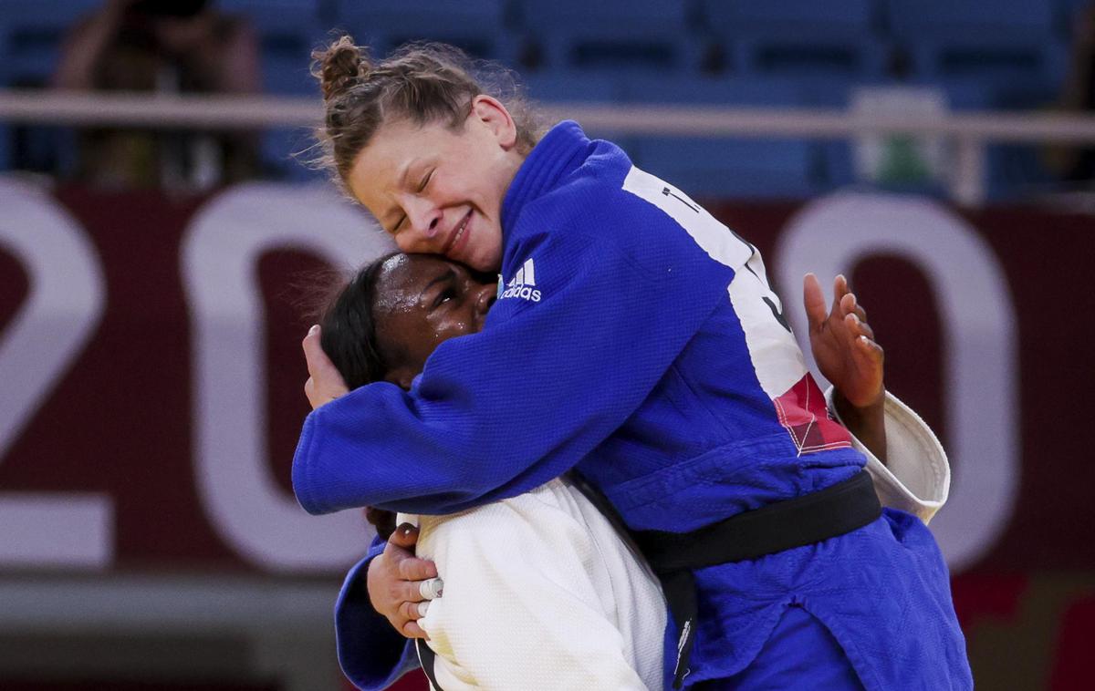 Tina Trstenjak | Olimpijski utrinek dneva: zlata Clarisse Agbegnenou in srebrna Tina Trstenjak po olimpijskem finalu | Foto Anže Malovrh/STA