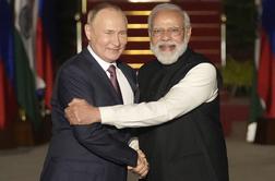 Indijski premier Narendra Modi obiskal Vladimirja Putina