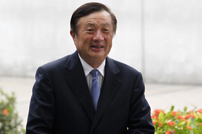 Ren Zhengfei, Huawei | "V prihodnjih dveh letih bo podjetje zmanjšalo proizvodnjo za 30 milijard dolarjev," je danes na sedežu podjetja v Shenzhenu dejal prvi mož Huaweia Ren Zhengfei.  | Foto Reuters