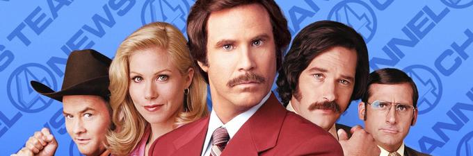 Sedemdeseta leta. Voditelj priljubljene televizijske informativne oddaje v San Diegu Ron Burgundy (Will Ferrell) je prepričan, da je novinarstvo moški svet, v katerem ženske nimajo kaj iskati. Ronov svet se obrne na glavo, ko spozna svojo novo sodelavko – ambiciozno novinarko Veronico. • V videoteki DKino. | Foto: 