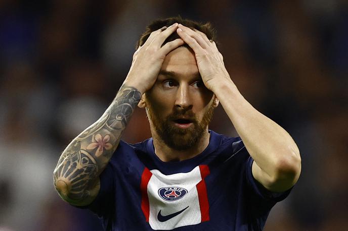 Lionel Messi | Lionel Messi ni prepričal nogometne javnosti s svojimi predstavami v prvi sezoni v dresu PSG, tako da letos sploh ne bo kandidiral za osvojitev priznanja zlata žoga. | Foto Reuters