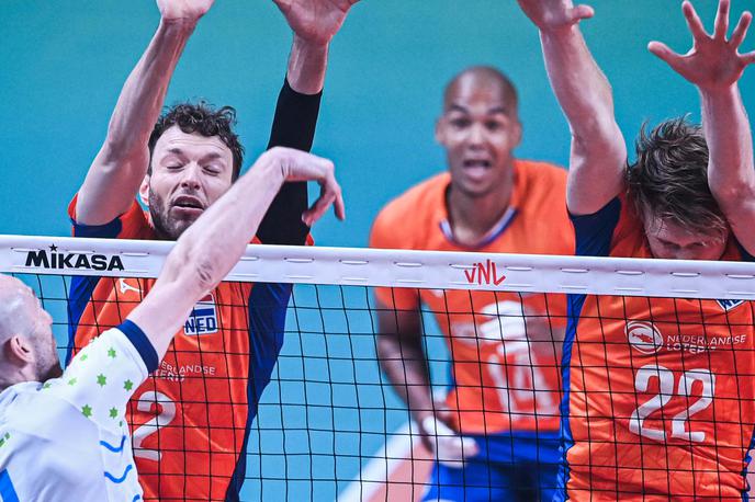 slovenska odbojkarska reprezentanca : Nizozemska liga narodov | Slovenci bodo po uvodnem porazu proti Nizozemcem v četrtek ob 13. uri igrali z Argentinci. | Foto Volleyballworld