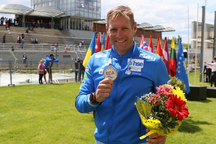 Benjamin Savšek | Slovenski kanuist Benjamin Savšek je osvojil svoj četrti naslov evropskega prvaka v slalomu na divjih vodah. | Foto Kajakaška zveza Slovenije