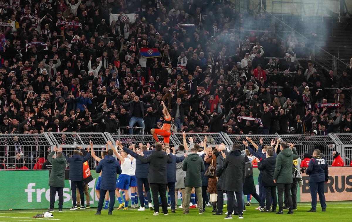 Hajduk Borussia | Mladinci splitskega Hajduka so tako proslavljali napredovanje v polfinale mladinske lige prvakov. V Dortmundu jih je bodrilo kar pet tisoč navijačev.  | Foto Guliverimage