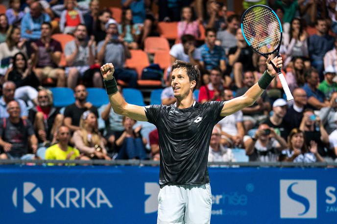 Aljaž Bedene Portorož | Aljaž Bedene se je prebil v finale Metza, kjer ga čaka spopad z domačinom Tsongajem. | Foto Matic Klanšek Velej/Sportida