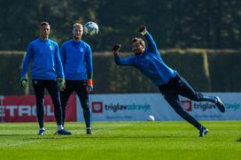 Slovenska nogometna reprezentanca Trening Brdo