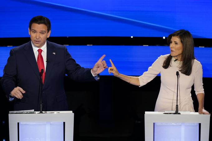 Bosta lahko Ron DeSantis ali Nikki Haley preprečila Trumpovo zmago na republikanskih strankarskih volitvah? In kdo od njiju bo kandidat, okoli katerega se bodo poenotili netrumpovski republikanci? | Foto: Guliverimage