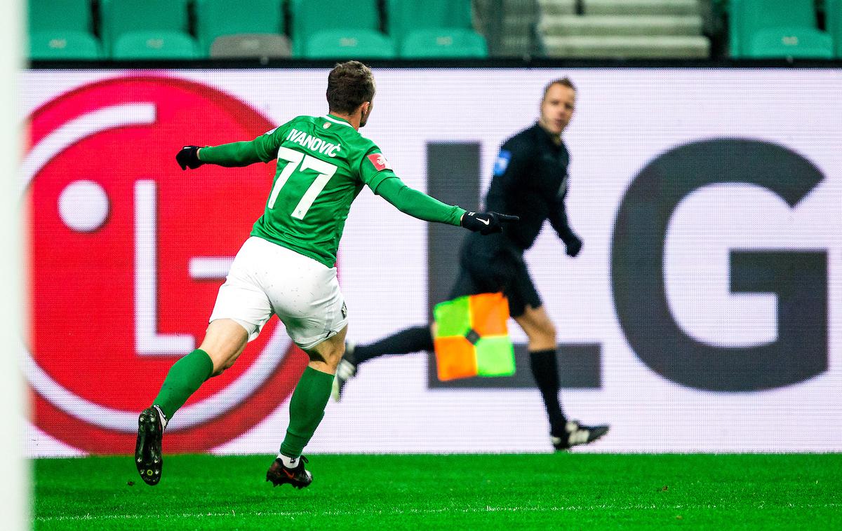 NK Olimpija NK Maribor derbi | Srb Djordje Ivanović je bil nesporni junak tokratne zmage Olimpije nad Mariborom. | Foto Vid Ponikvar