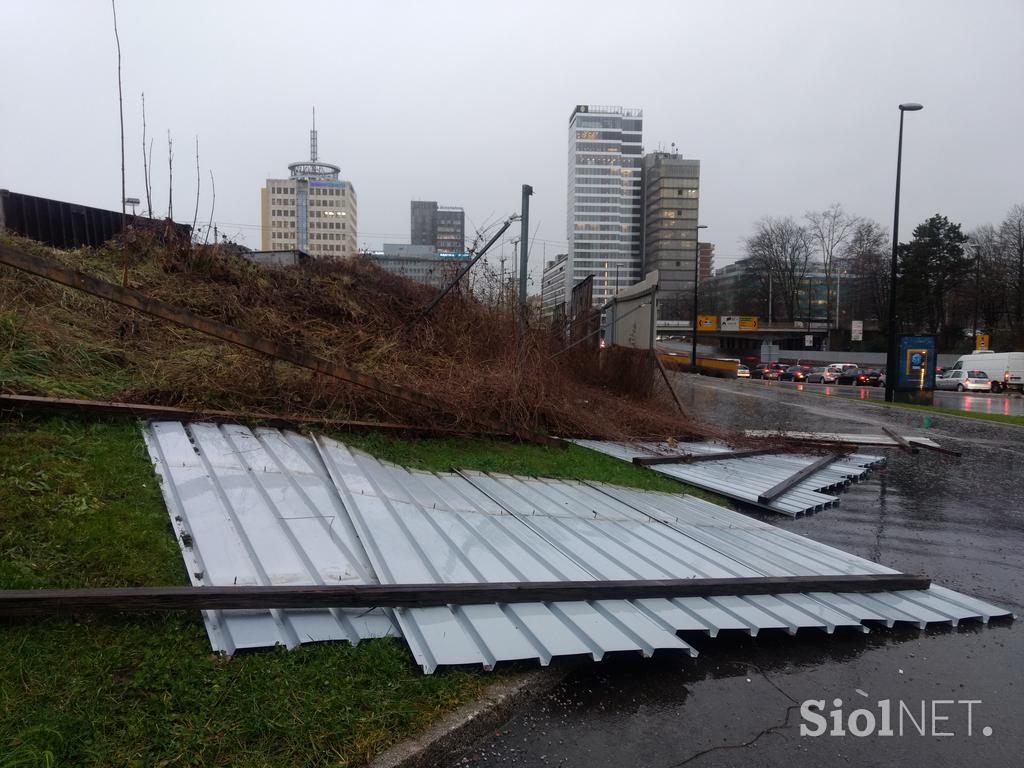 Neurje veter poplave 12.12.2017