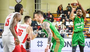 Cedevita Olimpija prekinila niz porazov, srbska velikana znova prepričljiva